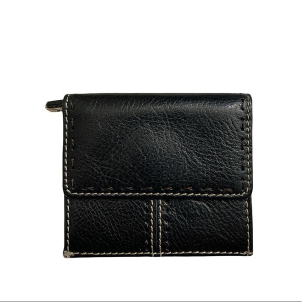 Fossil black leather wallet